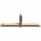 Ekena Millwork Eugene Smooth Timber Gable Bracket, Douglas Fir, 84"W x 31"H x 5 1/2"D x 5 1/2"F, 9/12 Pitch GBW084X31X0606EUG00SDF - alternate 4